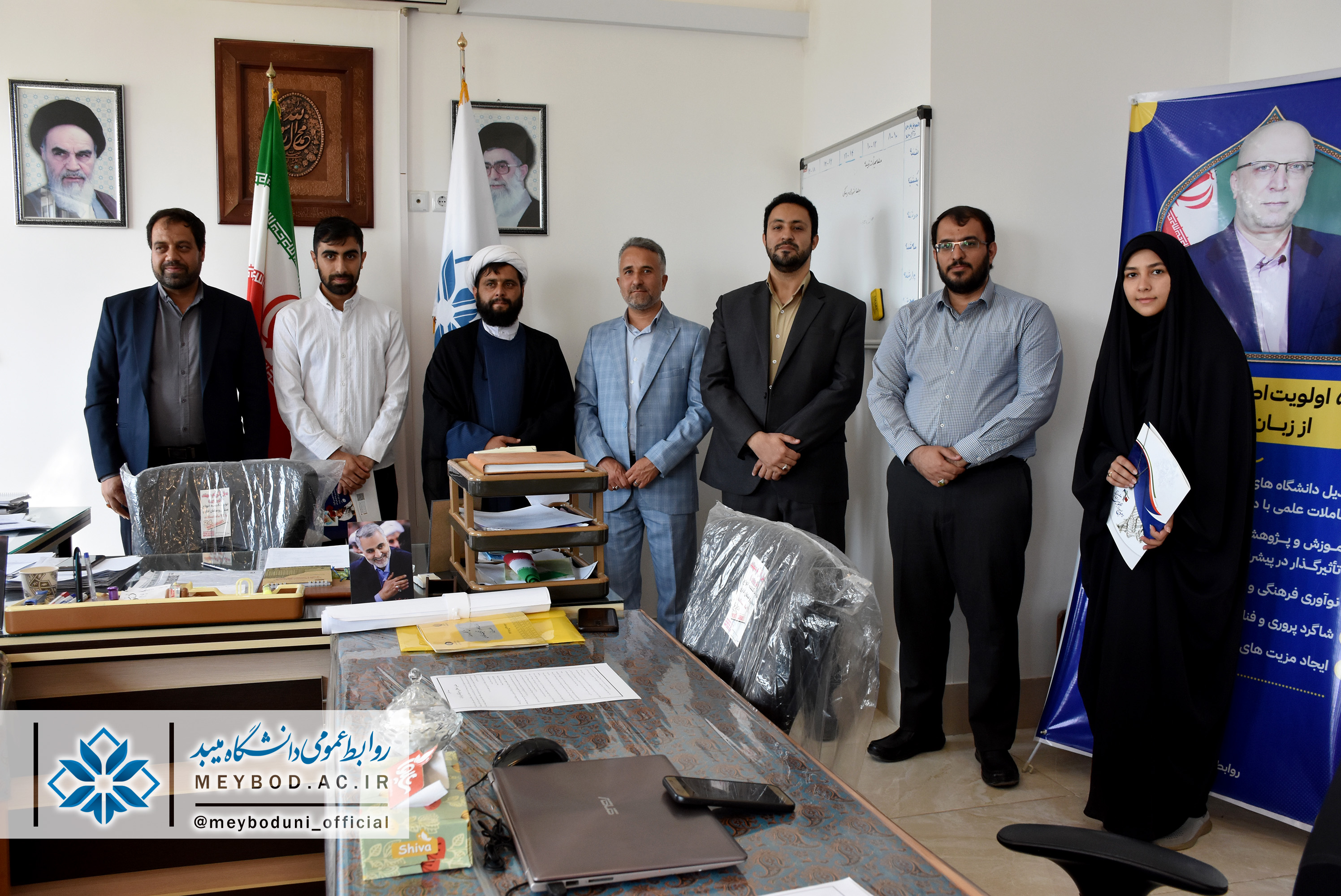 تکریم و معارفه فرمانده بسیج دانشجویی دانشگاه میبد