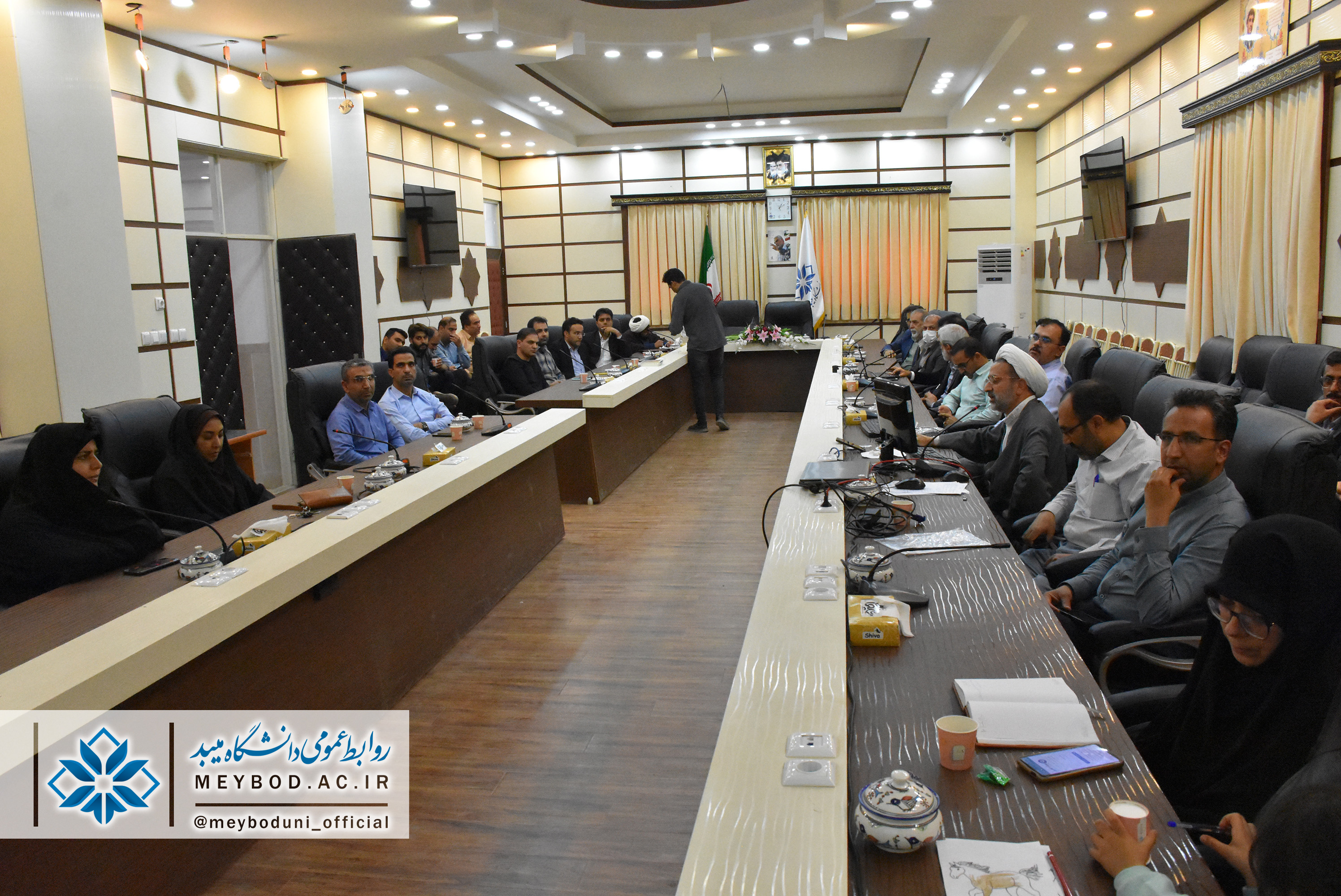 بازدید هیأت نظارت، ارزیابی و تضمین کیفیت آموزش عالی استان از دانشگاه میبد