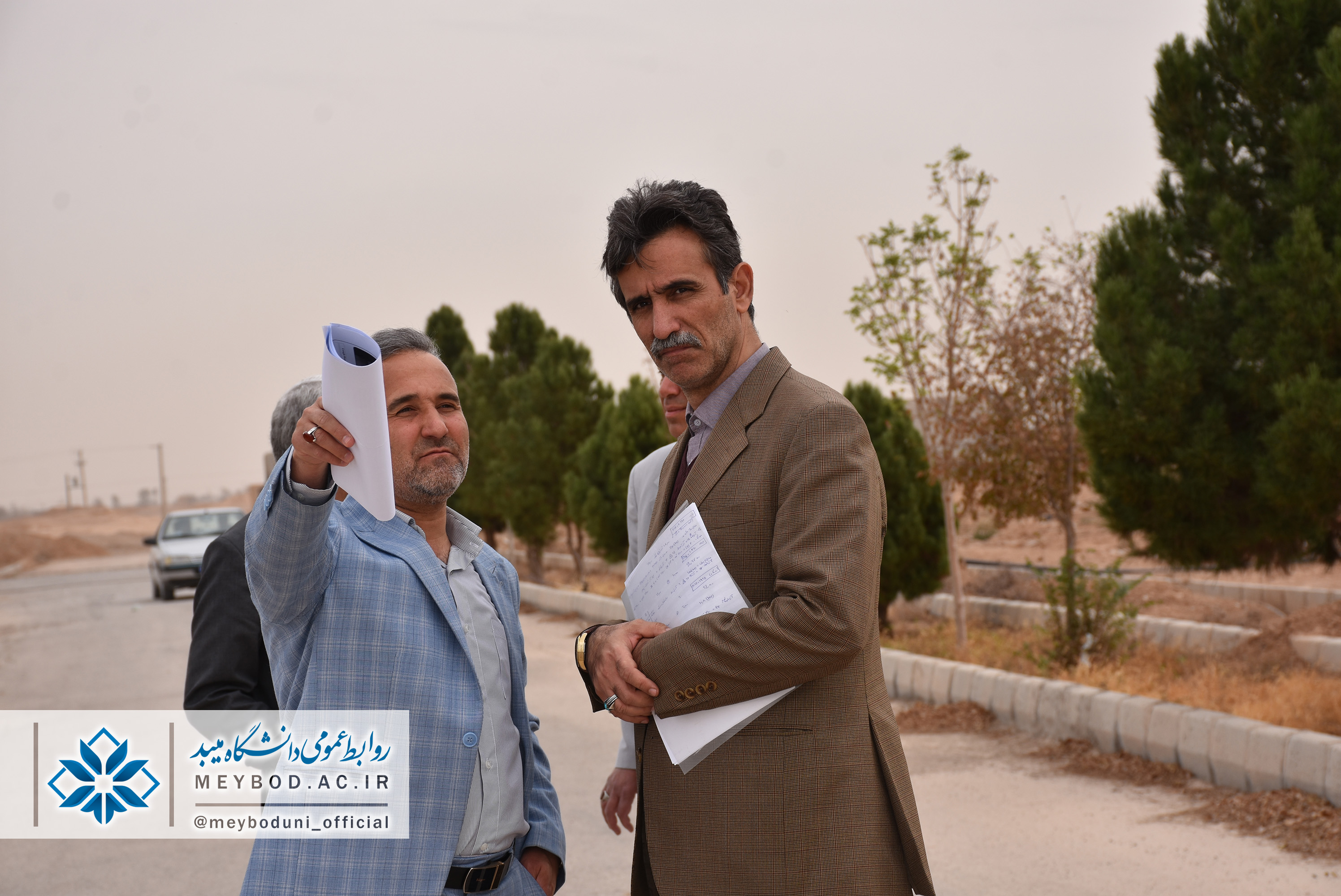 بازدید معاون عمرانی امور آموزش سازمان برنامه و بودجه کشور از دانشگاه میبد